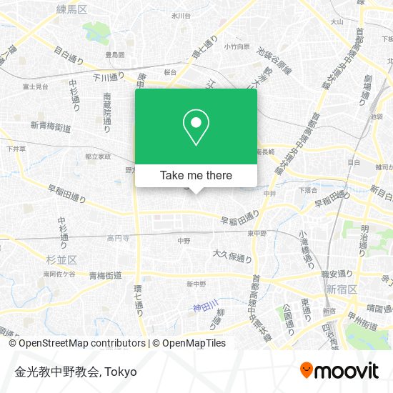 金光教中野教会 map