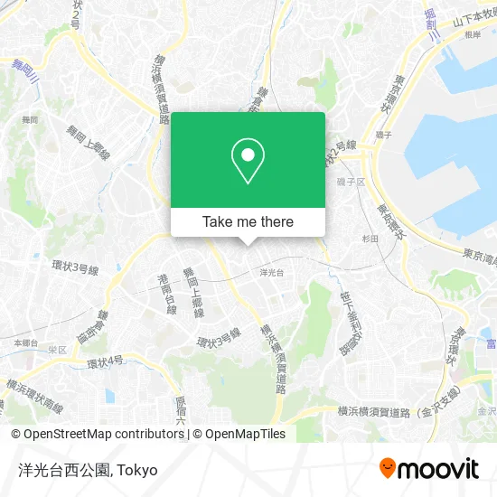洋光台西公園 map