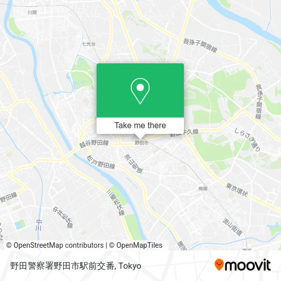 野田警察署野田市駅前交番 map