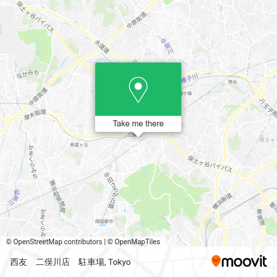 西友　二俣川店　駐車場 map