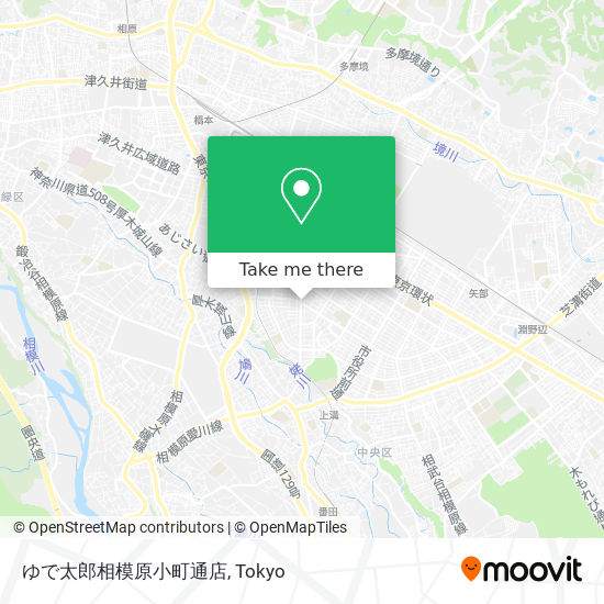 How To Get To ゆで太郎相模原小町通店 In Tokyo By Bus Or Metro