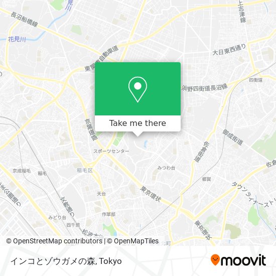 インコとゾウガメの森 map