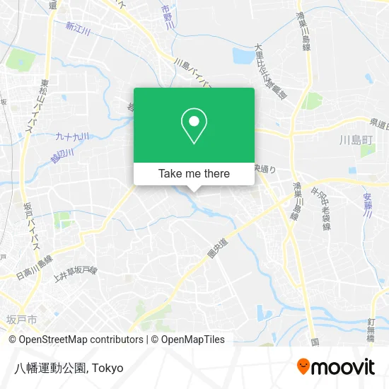 八幡運動公園 map