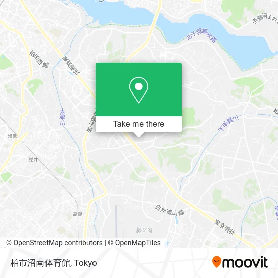 柏市沼南体育館 map