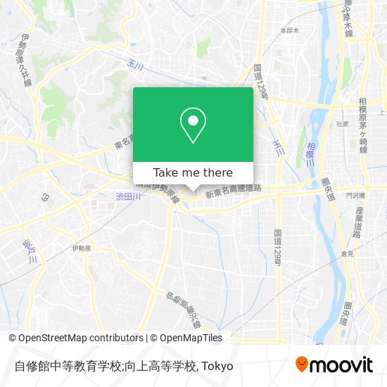 How To Get To 自修館中等教育学校 向上高等学校 In Tokyo By Metro Or Bus