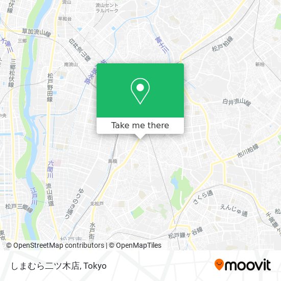 How To Get To しまむら二ツ木店 In 松戸市 By Metro Or Bus