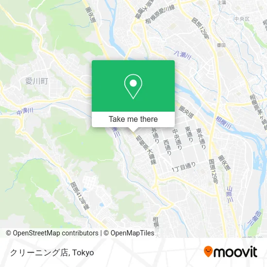 クリーニング店 map