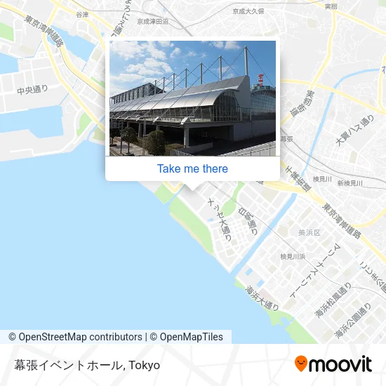 Makuhari Event Hall map