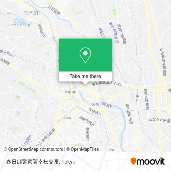 春日部警察署幸松交番 map