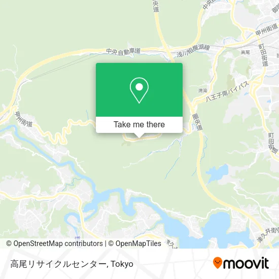 高尾リサイクルセンター map