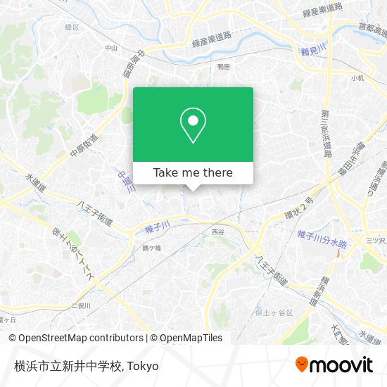 横浜市立新井中学校 map