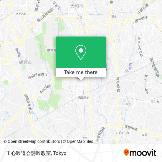 正心吟道会詩吟教室 map