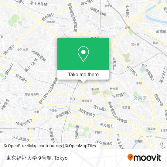 東京福祉大学 9号館 map