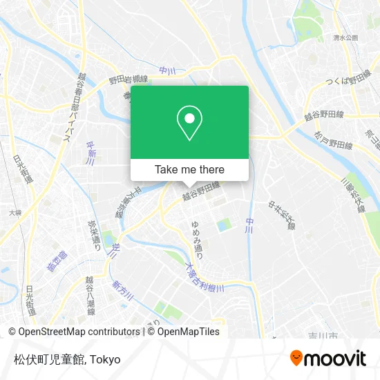 松伏町児童館 map