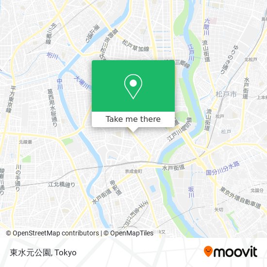 東水元公園 map