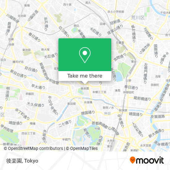 後楽園 map