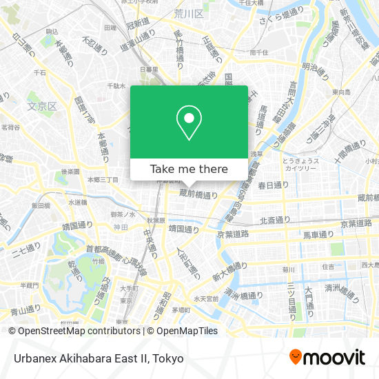 Urbanex Akihabara East II map