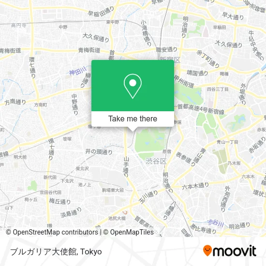 ブルガリア大使館 map