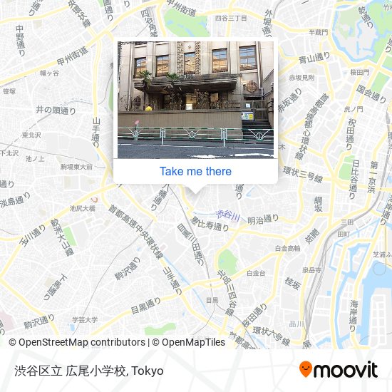 渋谷区立 広尾小学校 map