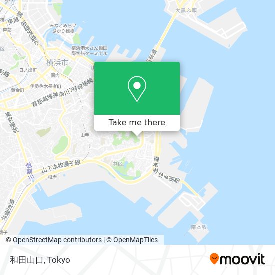 和田山口 map