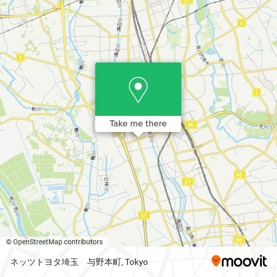 ネッツトヨタ埼玉　与野本町 map