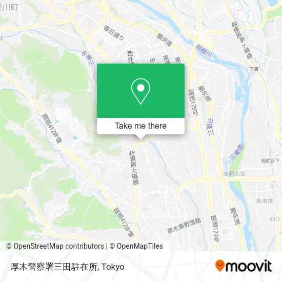 厚木警察署三田駐在所 map