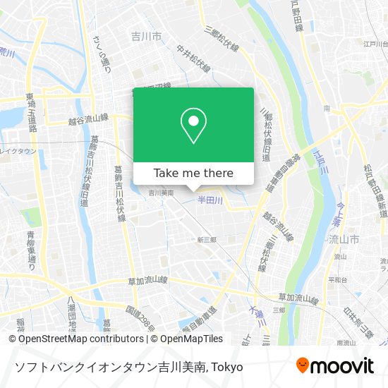 ソフトバンクイオンタウン吉川美南 map