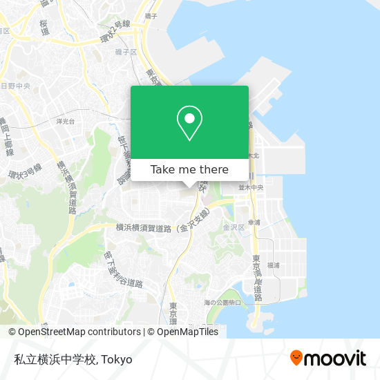 私立横浜中学校 map