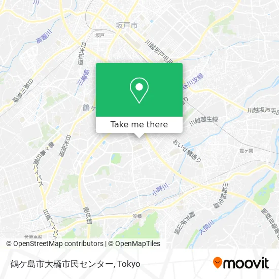 Tsurugashima City Ohashi Civic Center map
