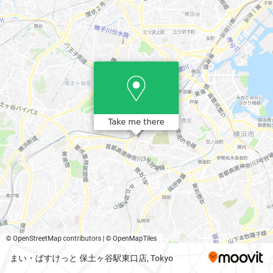 How To Get To まい ばすけっと 保土ヶ谷駅東口店 In 横浜市 By Bus Or Metro Moovit