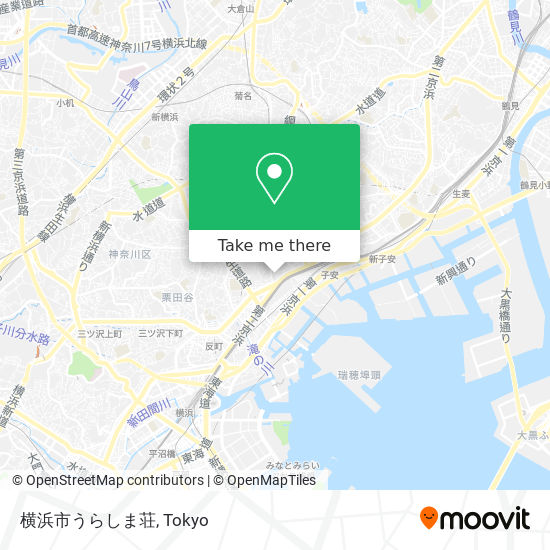 横浜市うらしま荘 map