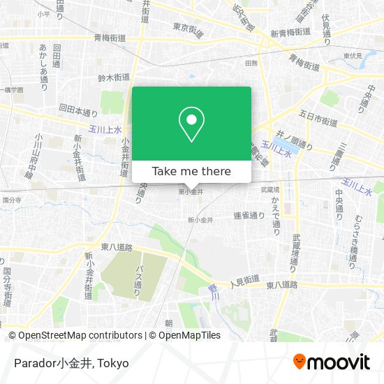 Parador小金井 map