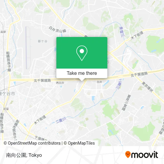 南向公園 map