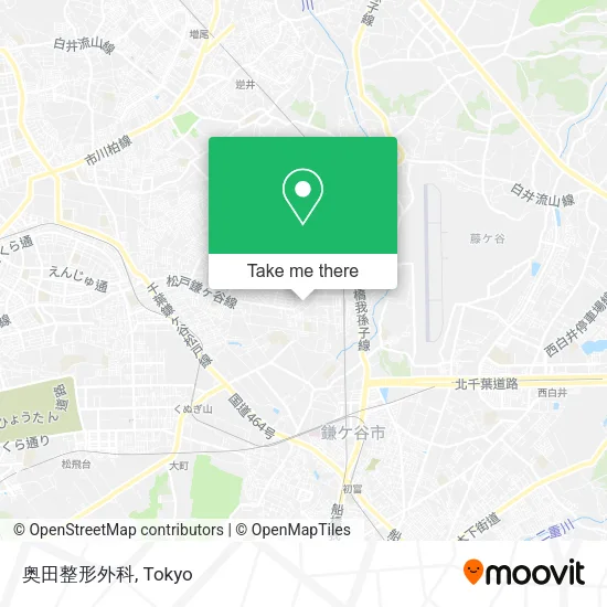 奥田整形外科 map