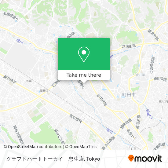 クラフトハートトーカイ　忠生店 map
