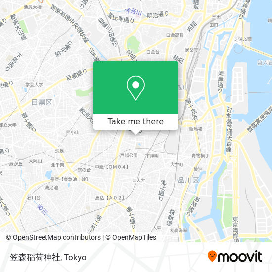 笠森稲荷神社 map