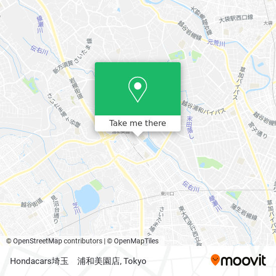 Hondacars埼玉　浦和美園店 map