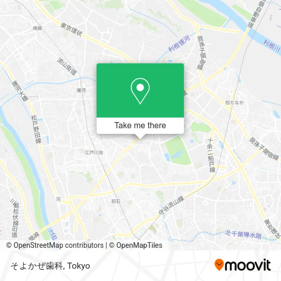 そよかぜ歯科 map