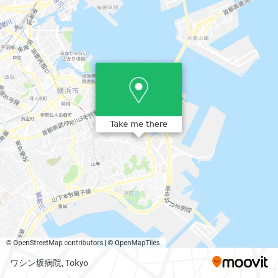 ワシン坂病院 map