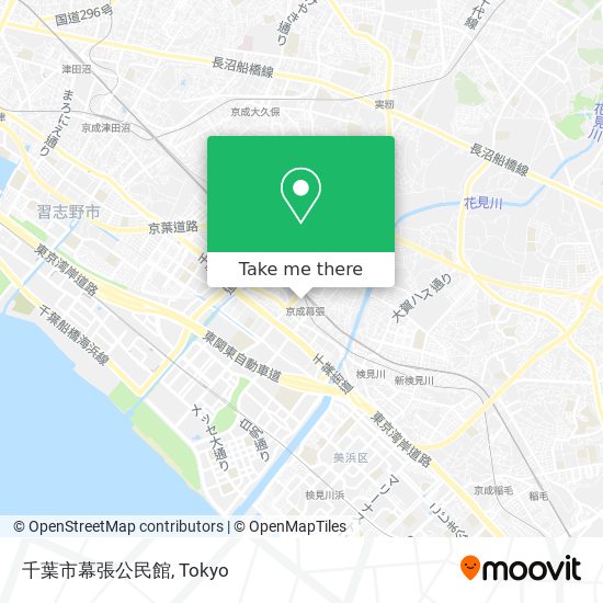 千葉市幕張公民館 map
