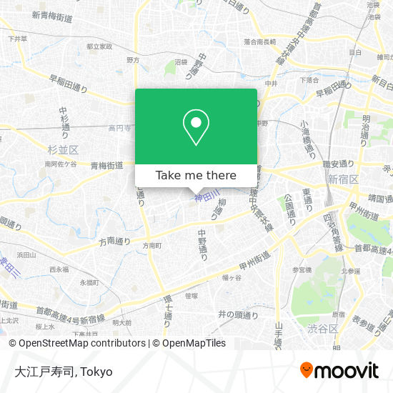 大江戸寿司 map