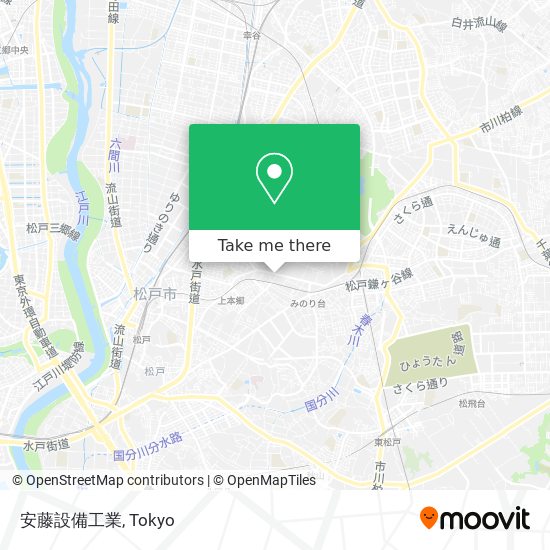 安藤設備工業 map