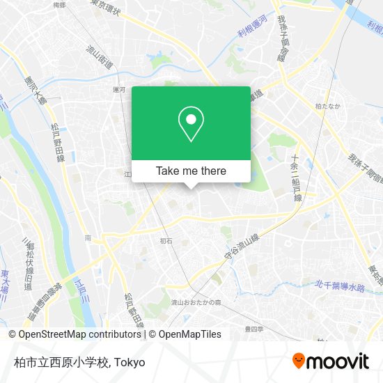 柏市立西原小学校 map