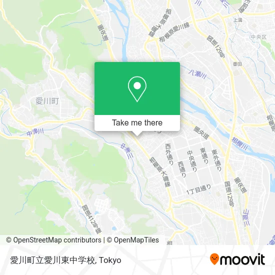 愛川町立愛川東中学校 map