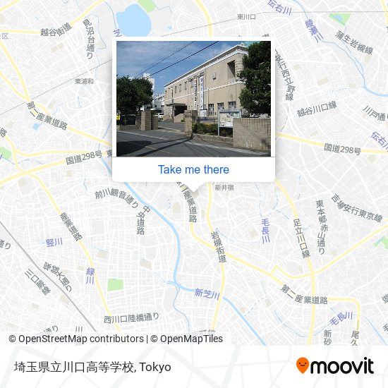 埼玉県立川口高等学校 map