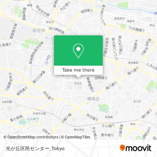 光が丘区民センター map