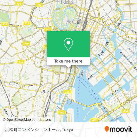 浜松町コンベンションホール map