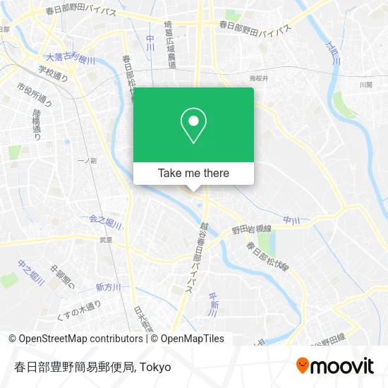 春日部豊野簡易郵便局 map
