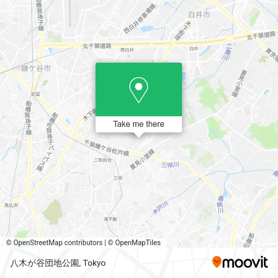 八木が谷団地公園 map