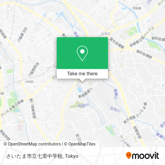 さいたま市立七里中学校 map